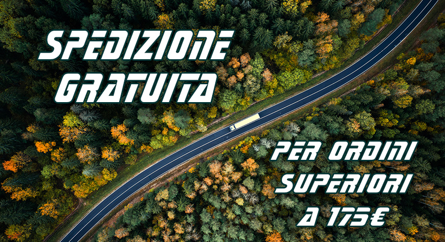 Spedizione gratuita per ordini superiori a € 175