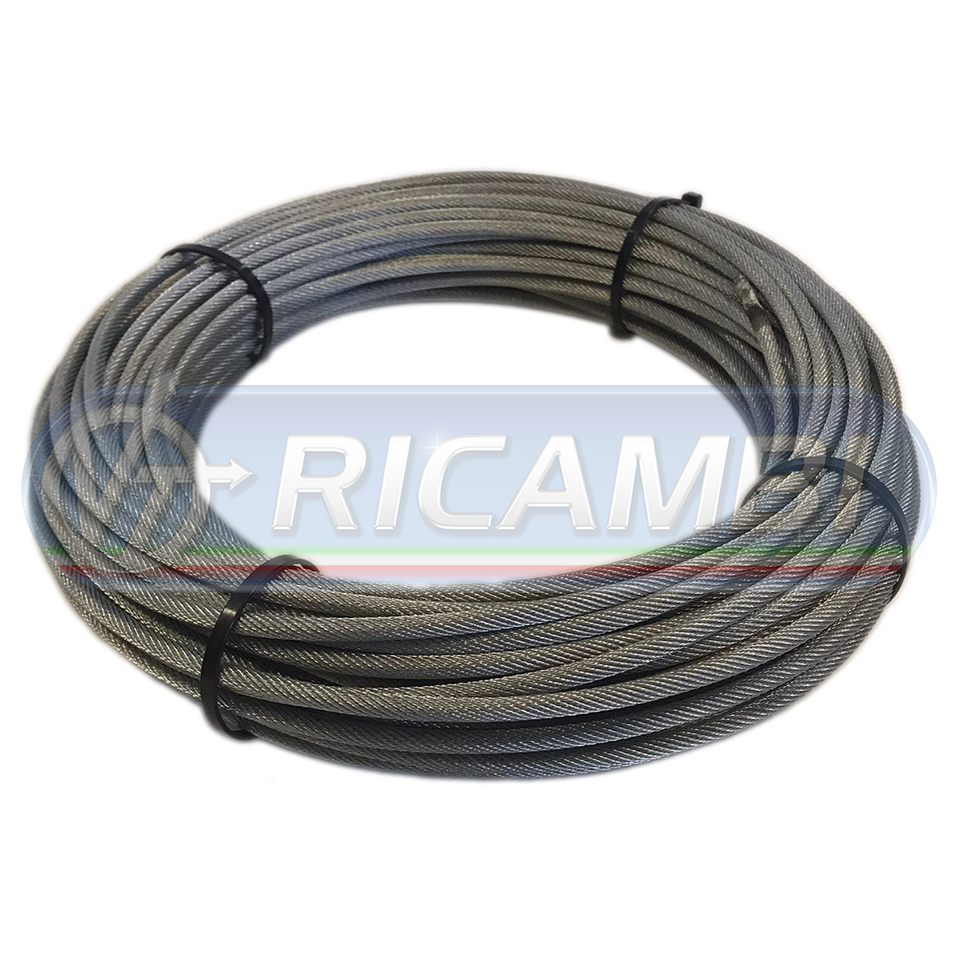 FUNE ACC. ANTIGIRO 133 FILI 19X7 DIAM.6 35 MT