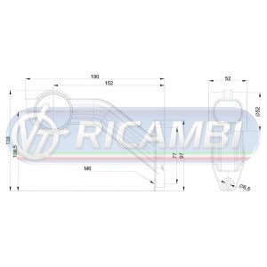 FANALINO INGOMBRO 12 LED 12/24V 60° DX