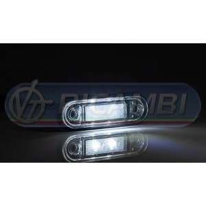 FANALINO INGOMBRO A INCASSO 2 LED BIANCO