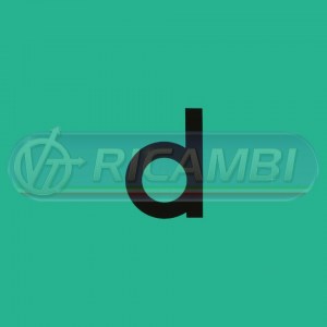 LETTERA ADESIVA \'d\' 500X400 ALIMENTARI