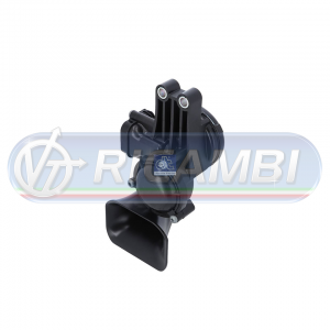 AVVISATORE ACUSTICO PNEUMATICO 12V/24V CON. TONDO