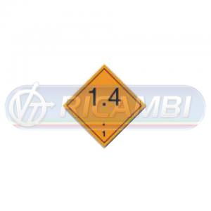 ADESIVO 300X300 CL1.4 SOSTANZE ESPLOSIVE