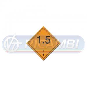 ADESIVO 300X300 CL1.5 SOSTANZE ESPLOSIVE