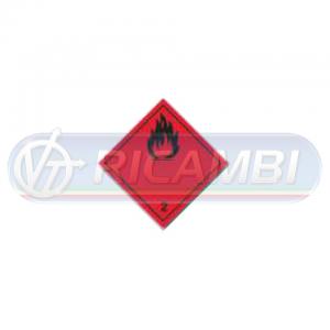 ADESIVO ADR 300X300 CL2.1 SOSTANZE ESPLOSIVE