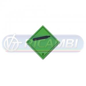 ADESIVO ADR 300X300 CL2.2 GAS NON INFIAMMABILI