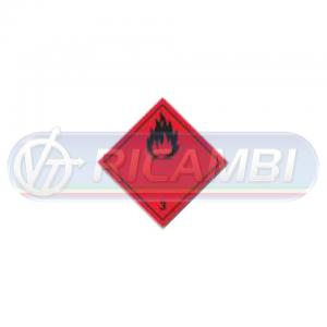 ADESIVO ADR 300X300 CL3 LIQUIDI INFIAMMABILI