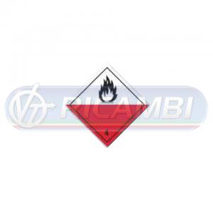 ADESIVO ADR 300X300 CL4.2 SOSTANZE INFIAMMABILI SPONTANEE