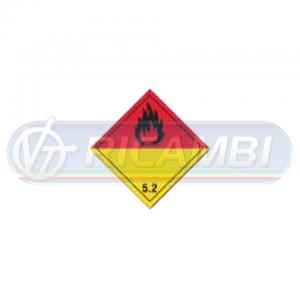 ADESIVO ADR 300X300 CL5.2 COMBUSTIBILI/PEROSSIDI ORGANICI