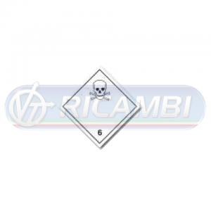 ADESIVO ADR 300X300 CL6.1 MATERIALE TOSSICO