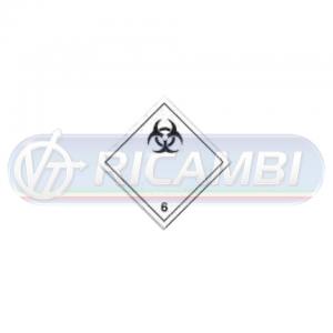 ADESIVO ADR 300X300 CL6.2 MATERIALE TOSSICO