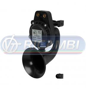 AVVISATORE ACUSTICO PNEUMATICO 12/24V CON. OVALE