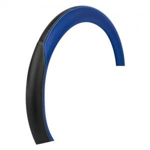 COPRIVOLANTE M 44-46 CM SIMILPELLE NERO/BLU