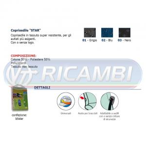 COPRISEDILE MOD CARGO STAR BLU