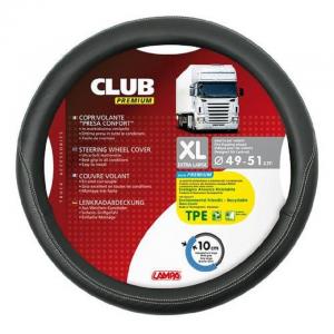 COPRIVOLANTE XL 49-51 CM SIMILPELLE NERO