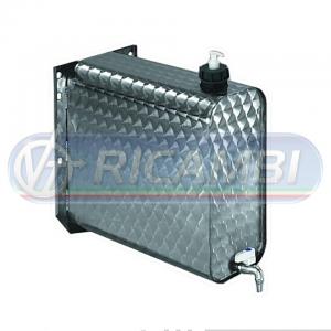 TANICA INOX FIORETTATA 25 LT 17X37X40 C/DISPENSER BAWER