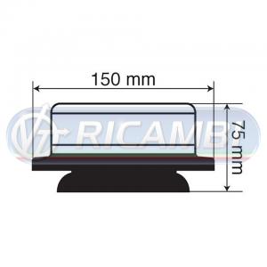 LAMPADA ROTANTE LED MAGNETICA BASSA