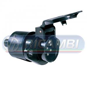 PRESA 24V - N 7P (M) PLASTICA FASTON