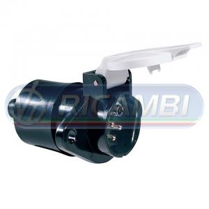 PRESA 24V - N 7P (M) PLASTICA FASTON