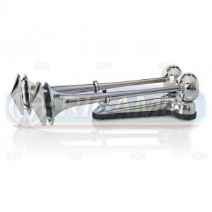 TROMBA DUE CORNETTI 55-60 CM INOX