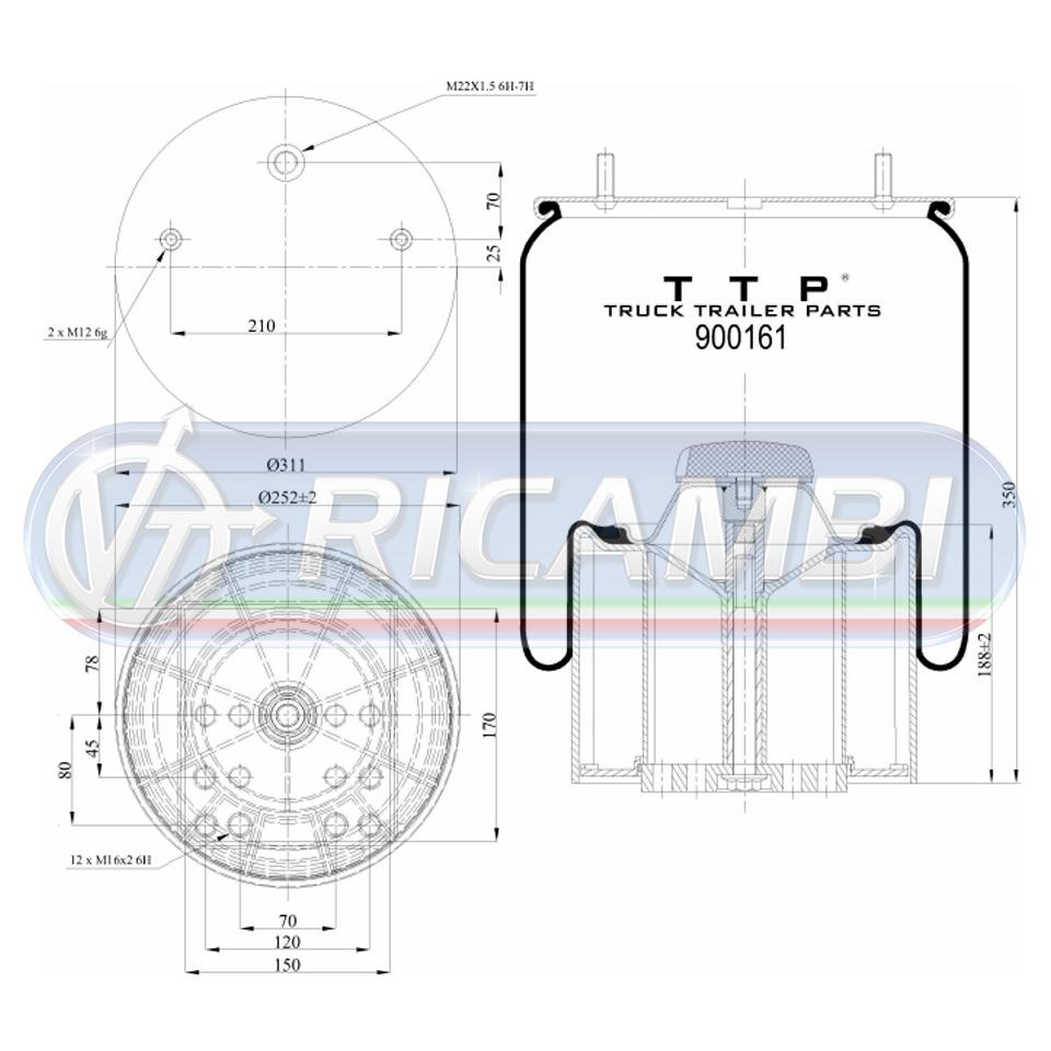 TORPRESS RIMORCHIO COMPLETO BPW