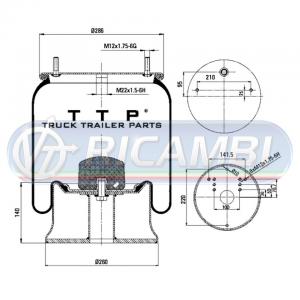 TORPRESS RIMORCHIO COMPLETO ACERBI
